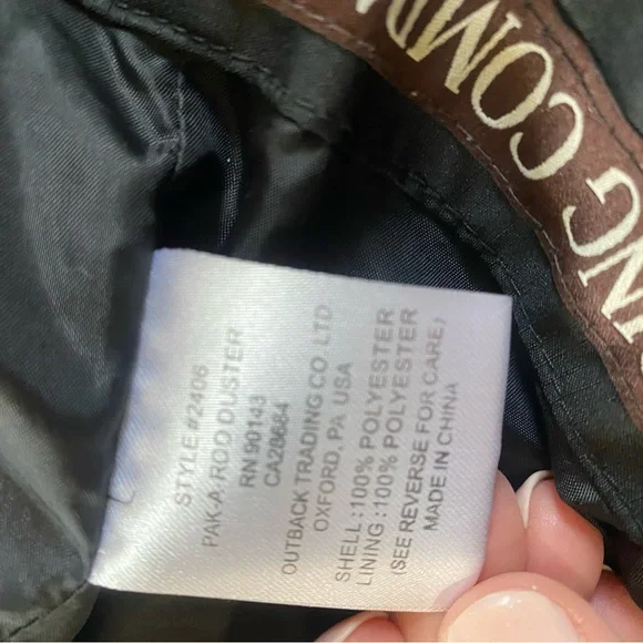 Outback Pak a Roo Duster Coat Sz Small Long Stockman Ranch Barn Riding Horse - Picture 8 of 14